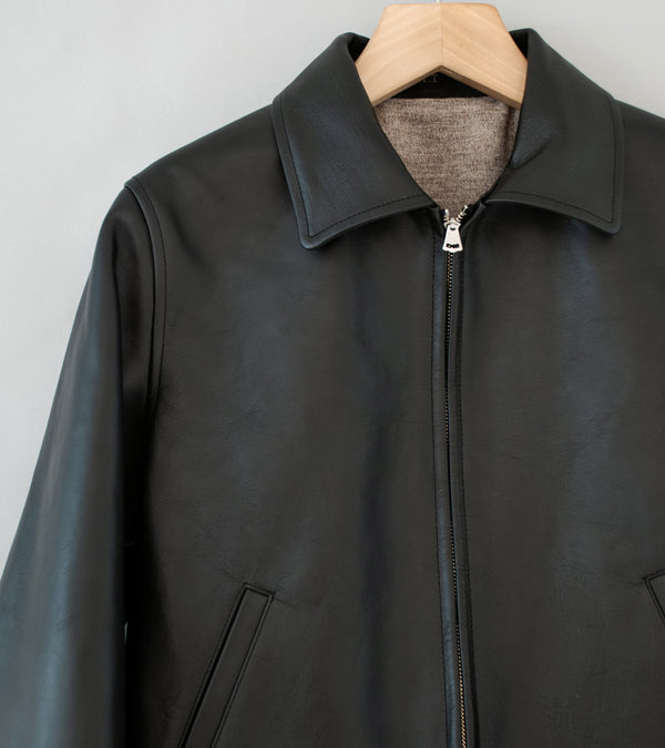Taiga Takahashi 'Lot 802 Cossack Leather Jacket' (Black) – C'H'C'M'