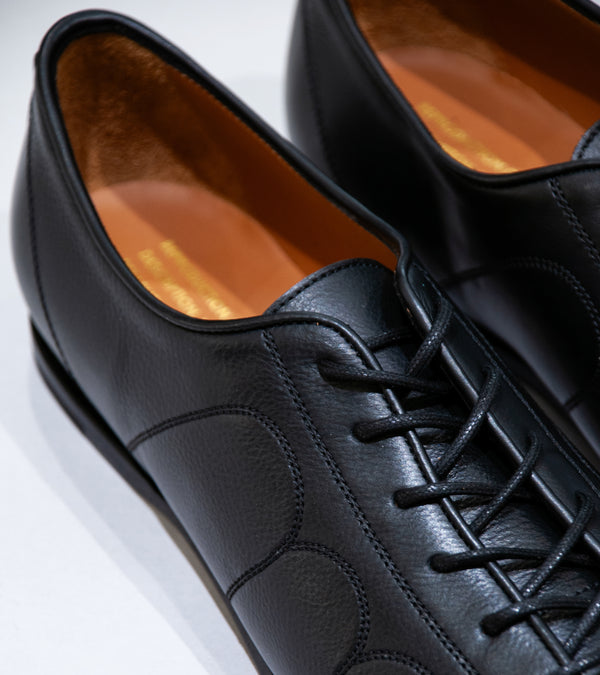 Reproduction of Found 'Italian Military Bicycle Shoe' (Black Leather)