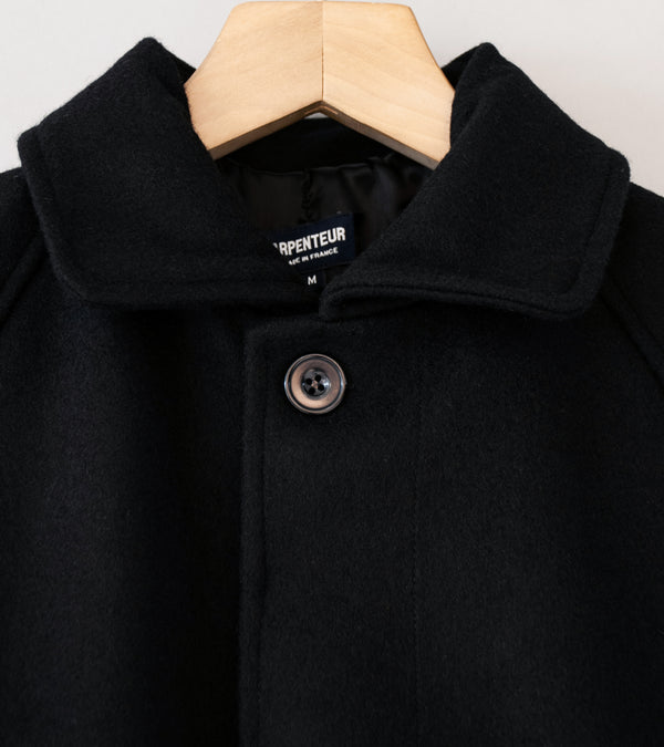 Arpenteur 'Utile Coat' (Black Wool Melton)