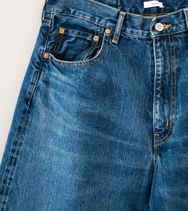 Awasa 'Selvage Denim 5 Pocket Straight Pants' (Indigo)