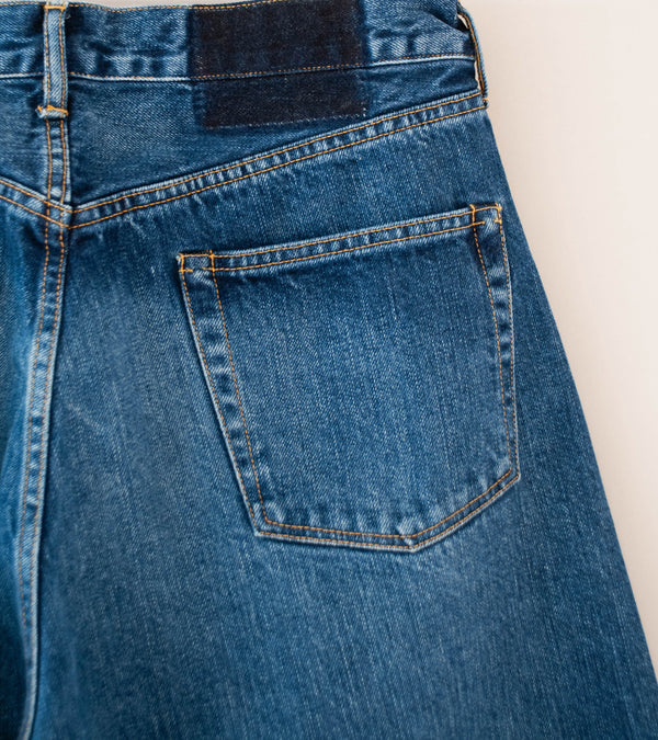Awasa 'Selvage Denim 5 Pocket Straight Pants' (Indigo)