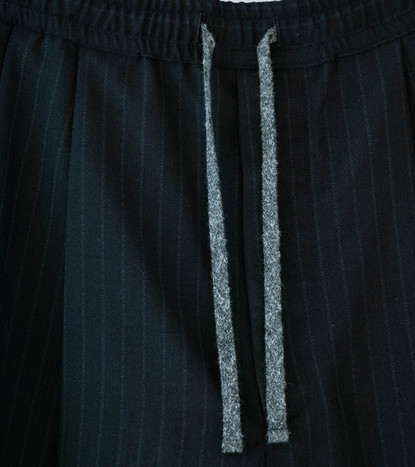 Awasa 'Vintage Wool Amunzen Wide Easy Shorts' (Stripe)