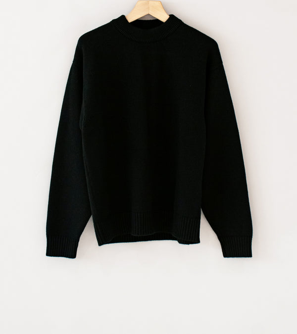 Arpenteur 'Source Sweater' (Black Merino Cashmere)