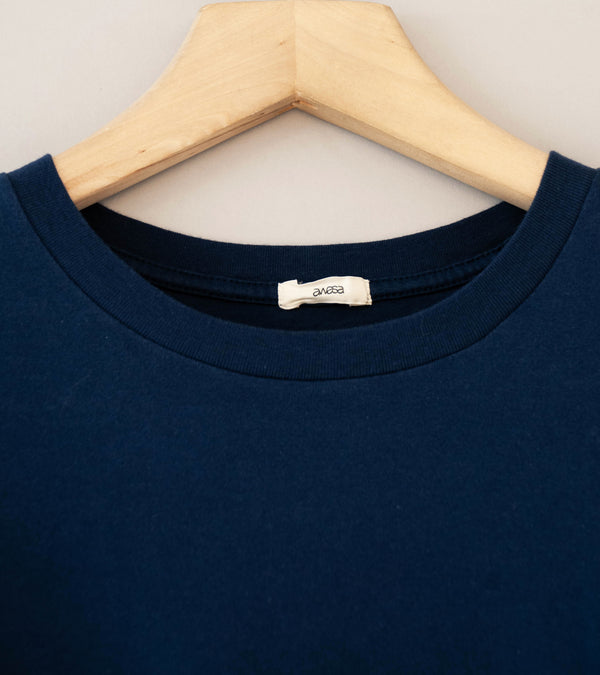 Awasa 'Panel Sleeve Comfortable T-Shirt' (Navy)