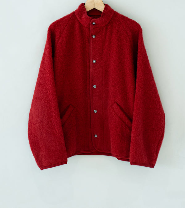 Arpenteur 'Contour Jacket' (Red Shaggy Wool)