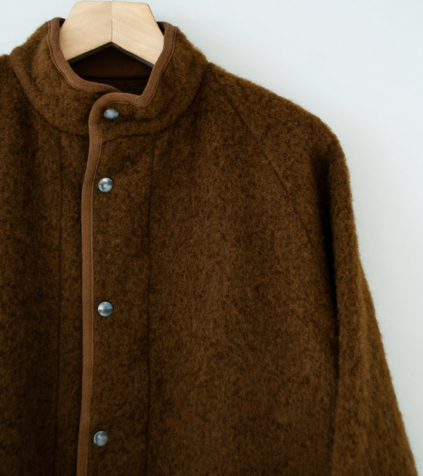 Arpenteur 'Contour Jacket' (Tobacco Shaggy Wool)