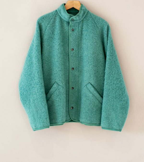Arpenteur 'Contour Jacket' (Turquoise Shaggy Wool)