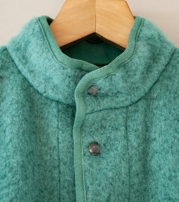 Arpenteur 'Contour Jacket' (Turquoise Shaggy Wool)