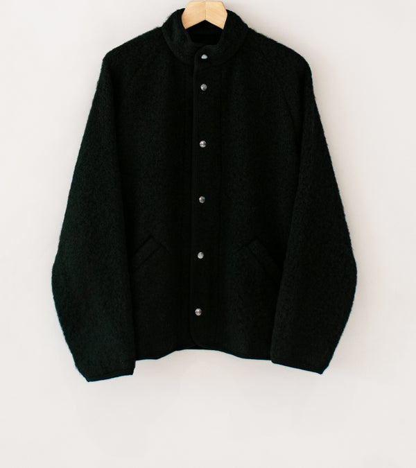 Arpenteur 'Contour Jacket' (Black Shaggy Wool)