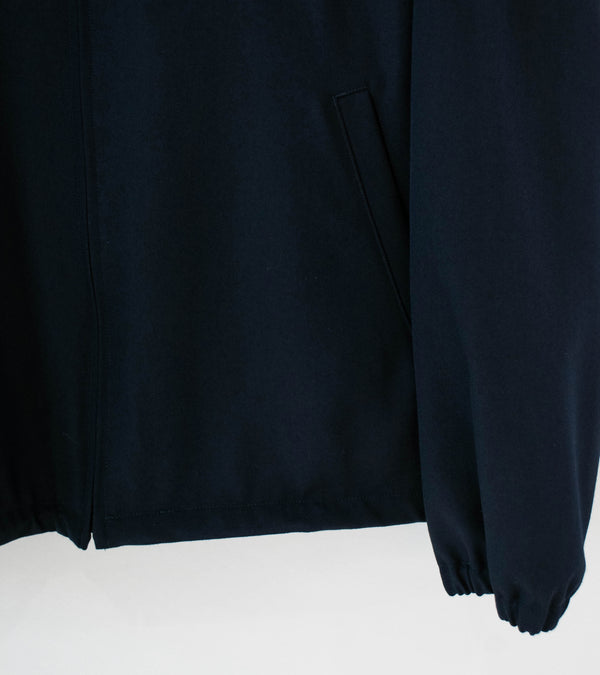 Awasa 'Wool Gabardine Zip Up Jacket' (Navy)