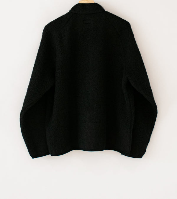 Arpenteur 'Contour Jacket' (Black Shaggy Wool)