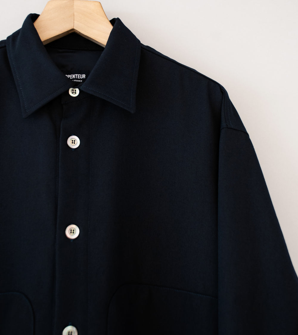 Arpenteur 'Sigma Jacket' (Midnight Wool Gabardine)