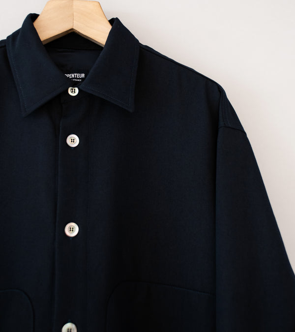 Arpenteur 'Sigma Jacket' (Midnight Wool Gabardine)