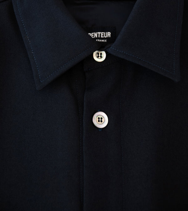 Arpenteur 'Sigma Jacket' (Midnight Wool Gabardine)