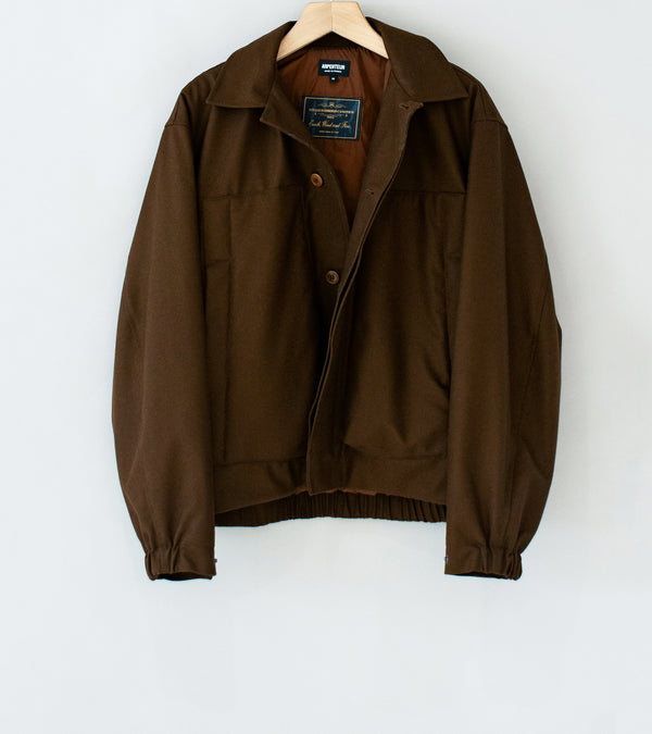Arpenteur 'Novo Jacket' (Tobacco 2 Layer Wool)