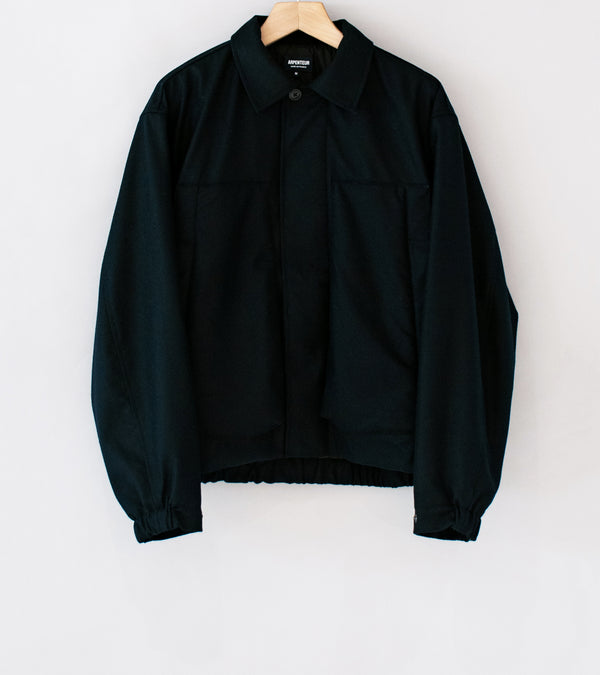 Arpenteur 'Novo Jacket' (Black 2 Layer Wool)