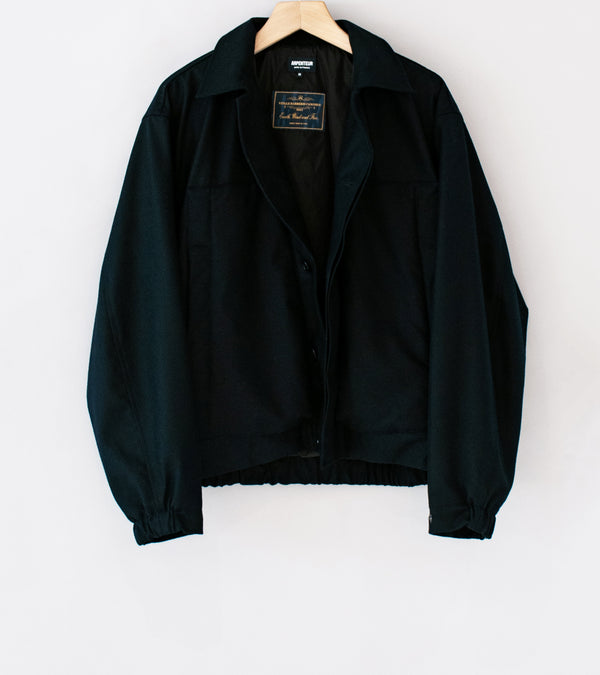 Arpenteur 'Novo Jacket' (Black 2 Layer Wool)