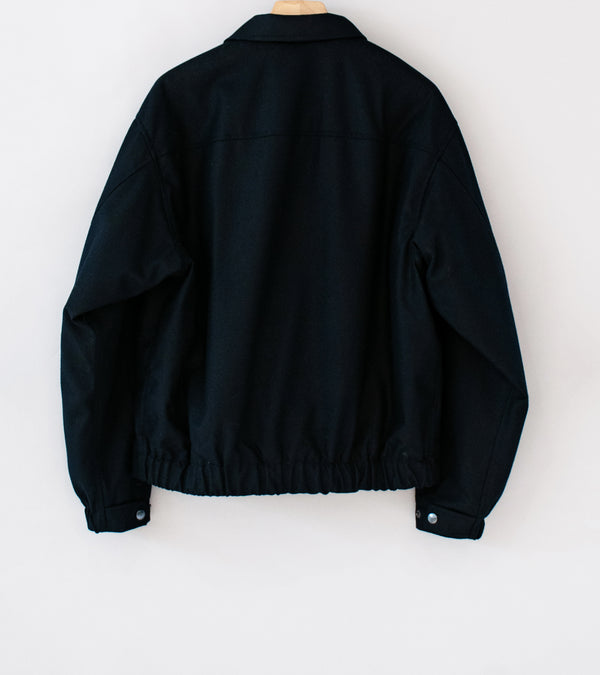 Arpenteur 'Novo Jacket' (Black 2 Layer Wool)