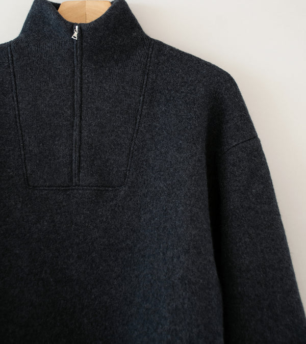 Arpenteur 'Cam Sweater' (Charcoal Felted Wool)