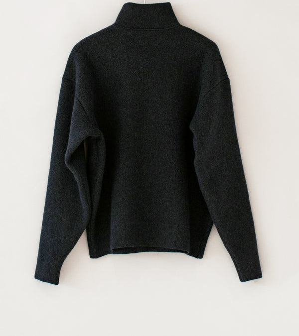 Arpenteur 'Cam Sweater' (Charcoal Felted Wool)
