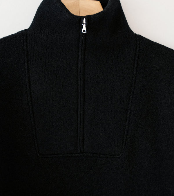 Arpenteur 'Cam Sweater' (Black Felted Wool)