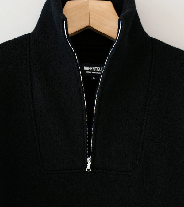 Arpenteur 'Cam Sweater' (Black Felted Wool)