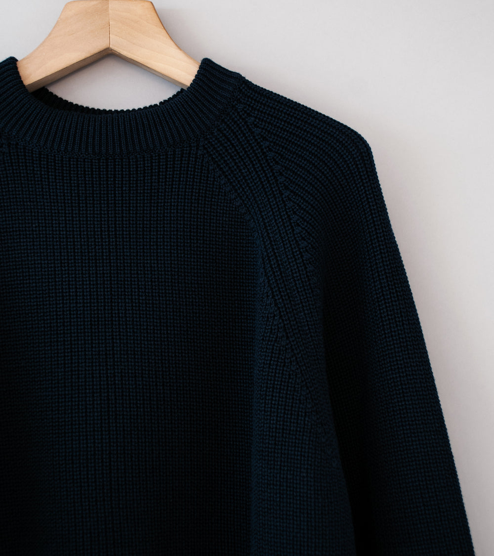 Arpenteur 'Plano Sweater' (Midnight Merino Wool Rib)