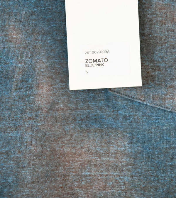 Buckets New York 'Zomato Pocket Tee' (Blue Pink)