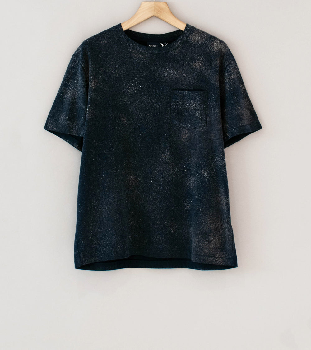 Buckets New York 'Splat Pocket Pocket Tee' (Navy)