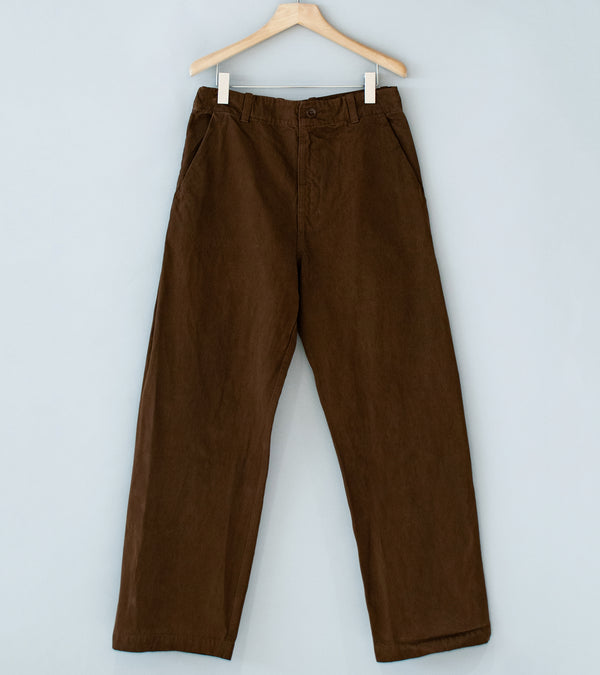 Arpenteur 'Lux Pant' (Tobacco Garment Dye Moleskin)