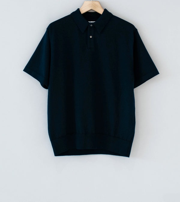 Yonetomi 'Light Wave Polo' (Navy)