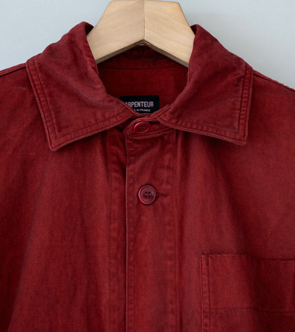 Arpenteur 'Lux Jacket' (Red Garment Dye Moleskin)