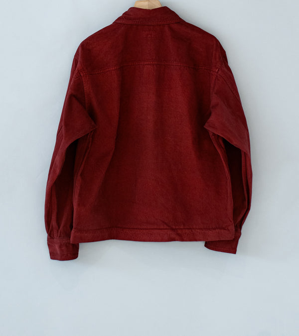 Arpenteur 'Lux Jacket' (Red Garment Dye Moleskin)