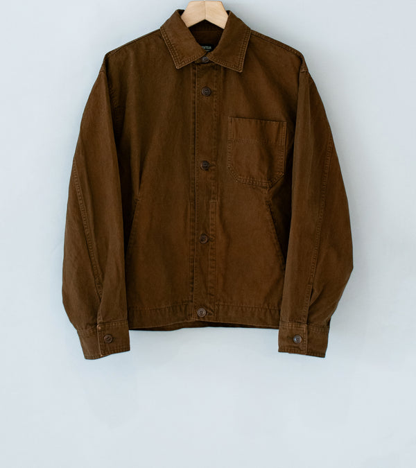Arpenteur 'Lux Jacket' (Tobacco Garment Dye Moleskin)