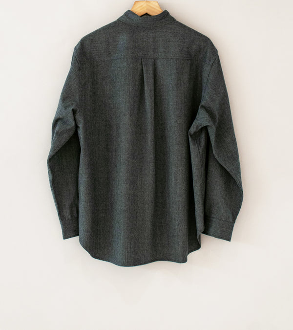 Royce Hill ‘Broad Shirt’ (Grey Wool)