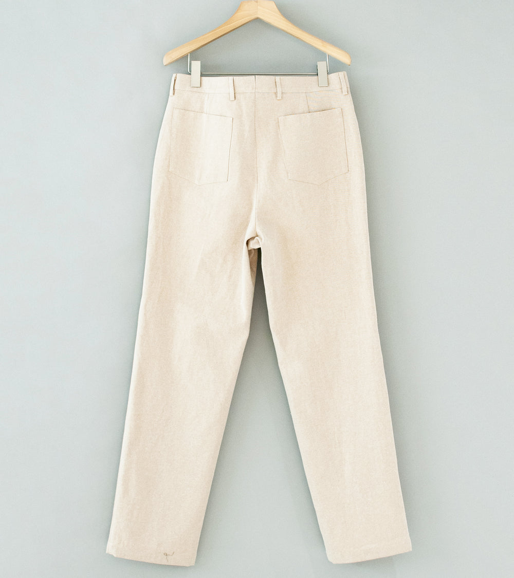 Stoffa '5 Pocket Washable Trouser' (Sand Upcycled Cotton Twill)