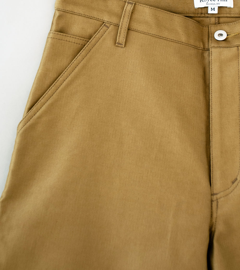 Royce Hill ‘Work Trouser Two’ (Khaki Giza Cotton Cord)