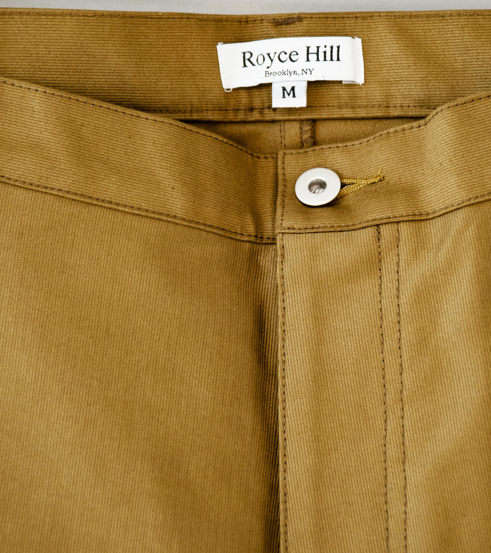 Royce Hill ‘Work Trouser Two’ (Khaki Giza Cotton Cord)