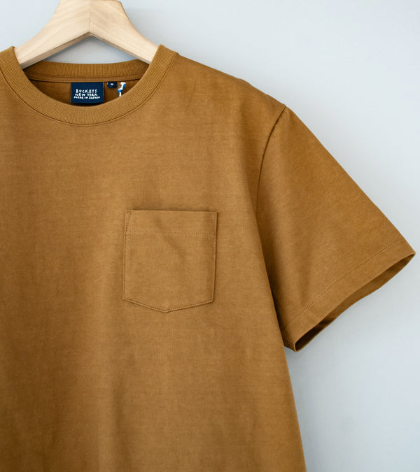 Buckets New York 'Pocket Tee' (Brown Olive Solid)