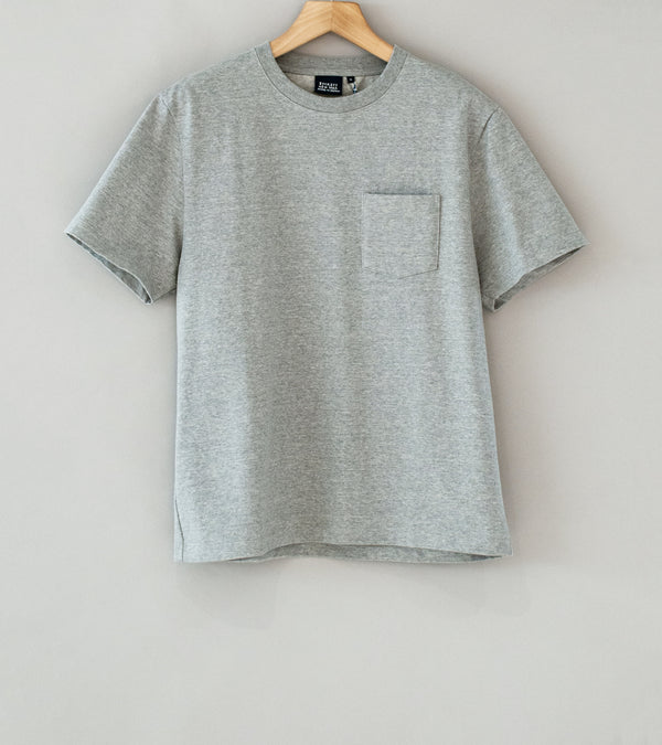 Buckets New York 'Pocket Tee' (Heather Grey Solid)