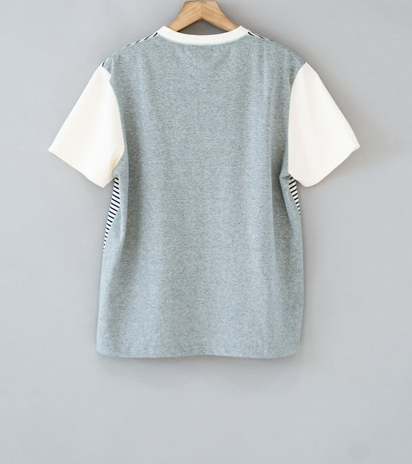 Buckets New York 'Short Sleeve Tee' (Navy Ecru Gray Block)