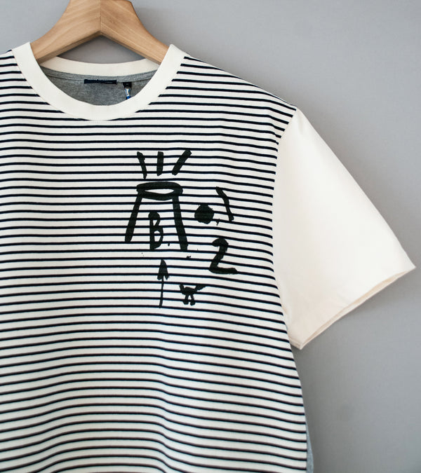 Buckets New York 'Pocket Tee' (Navy Ecru Gray Mountain)