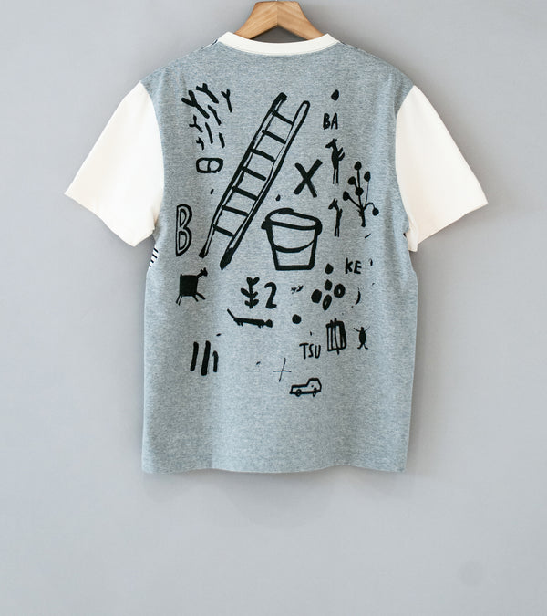 Buckets New York 'Pocket Tee' (Navy Ecru Gray Mountain)