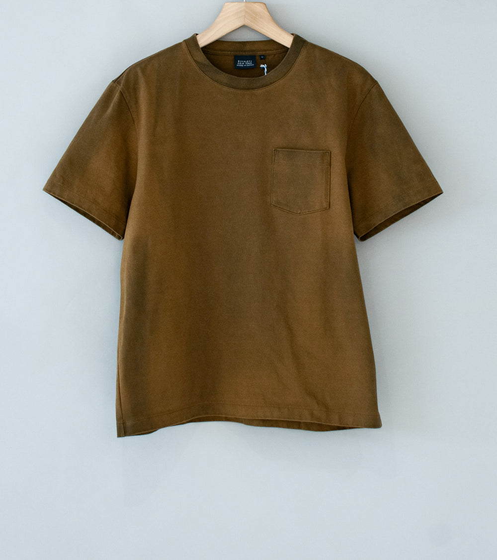 Buckets New York 'Pocket Tee' (Brown Olive Sumi)