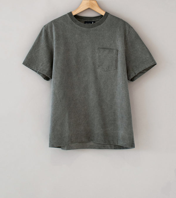 Buckets New York 'Pocket Tee' (Gray Sumi)