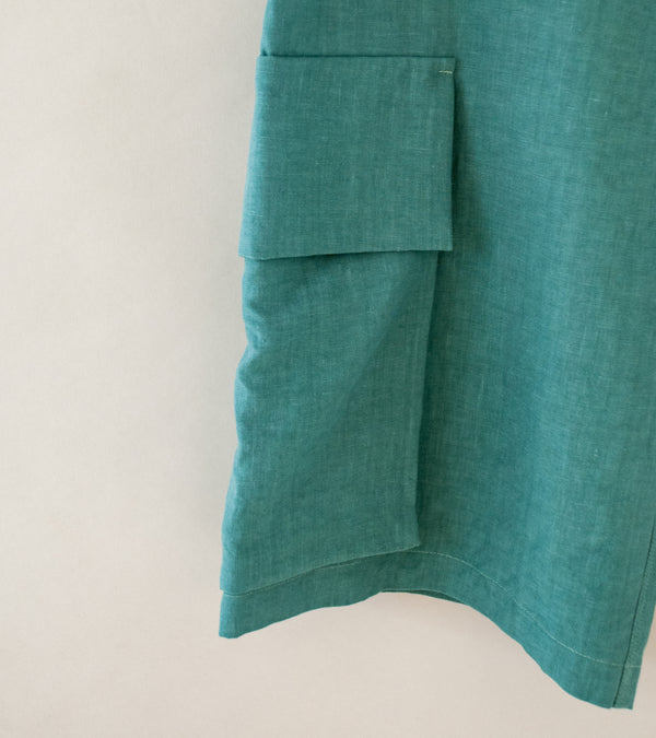 Arpenteur 'Milli Shorts' (Green Linen)