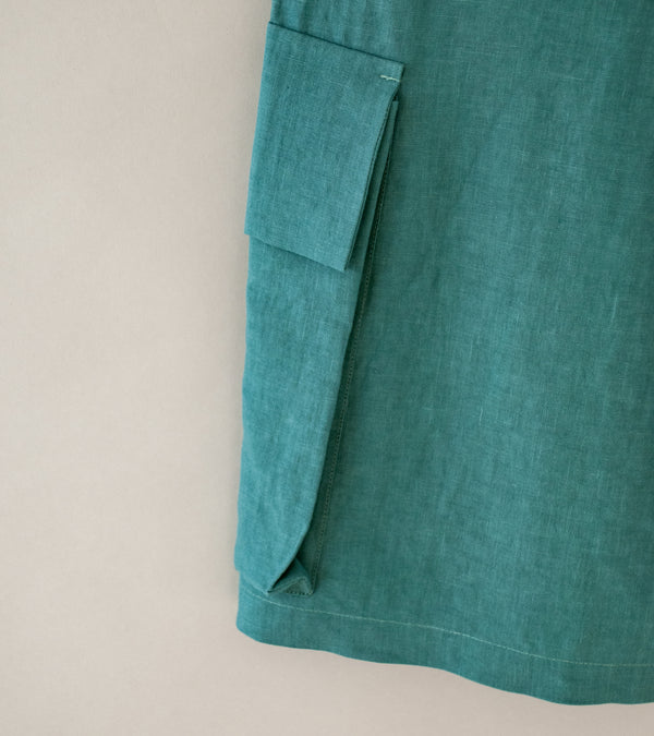 Arpenteur 'Milli Shorts' (Green Linen)