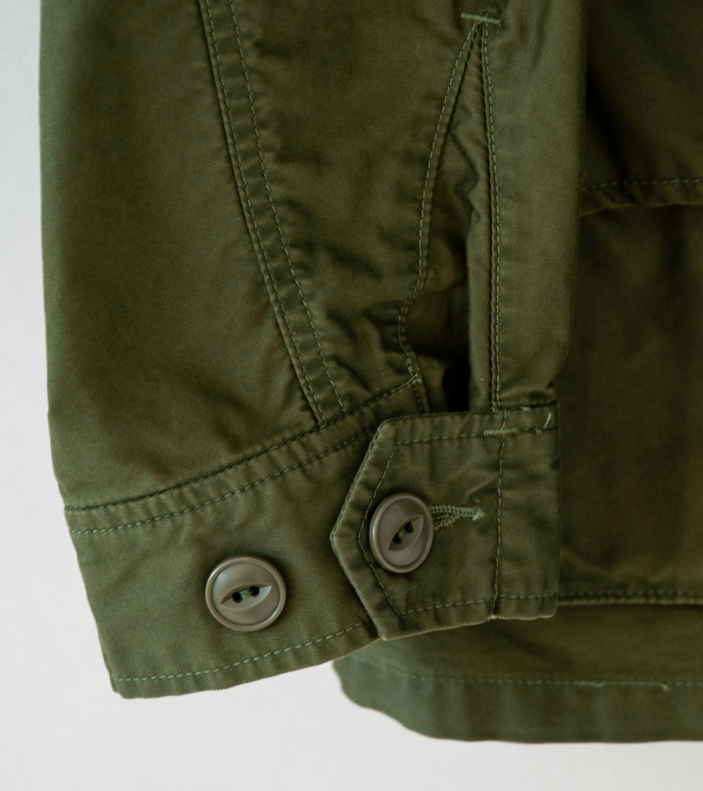 Awasa 'Giza Cotton Moleskin Belted Jacket' (Khaki)