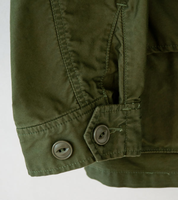 Awasa 'Giza Cotton Moleskin Belted Jacket' (Khaki)