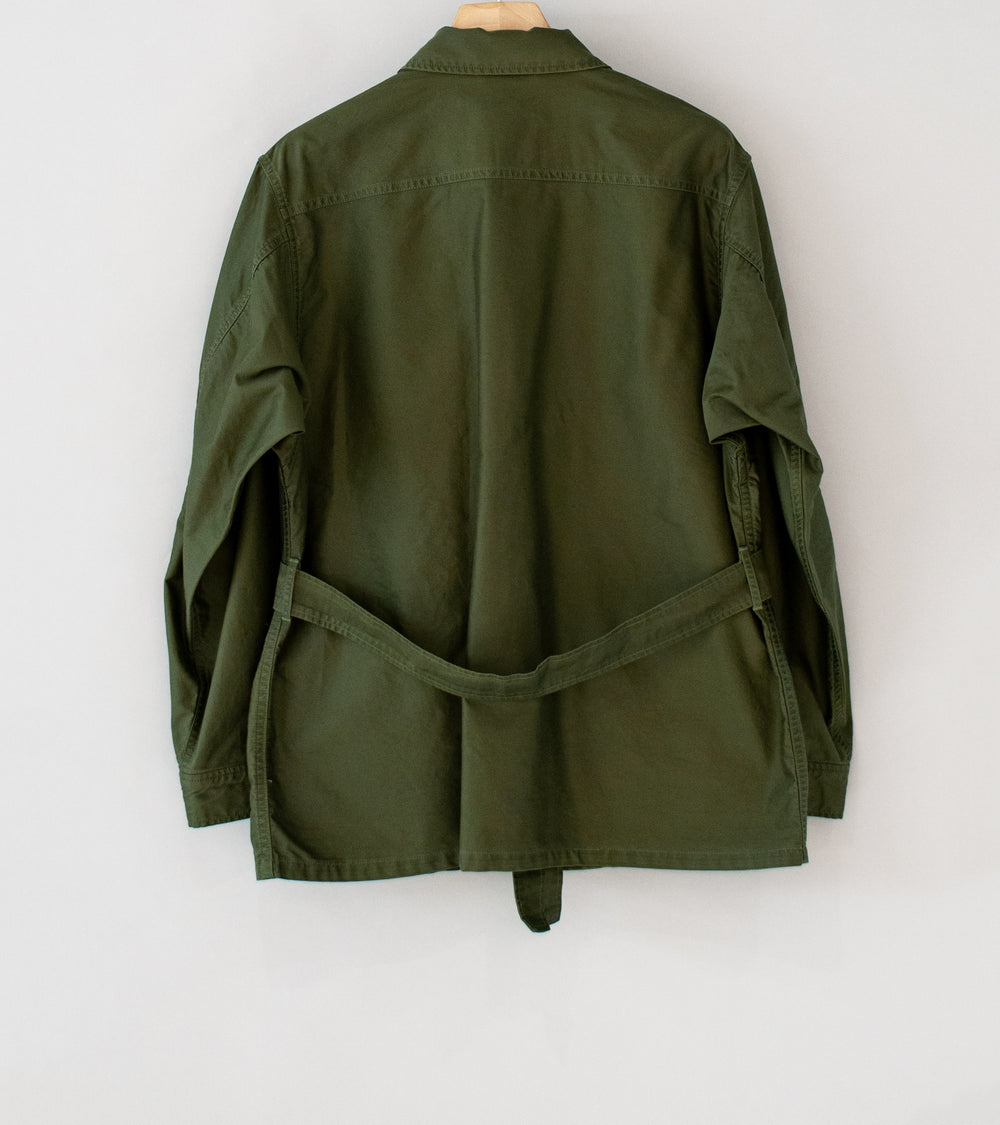 Awasa 'Giza Cotton Moleskin Belted Jacket' (Khaki)